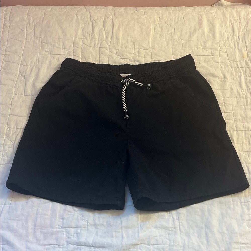 Black Drawstring Casual Shorts - Cat and Jack, cotton/khaki - Girls Xl/14-16
